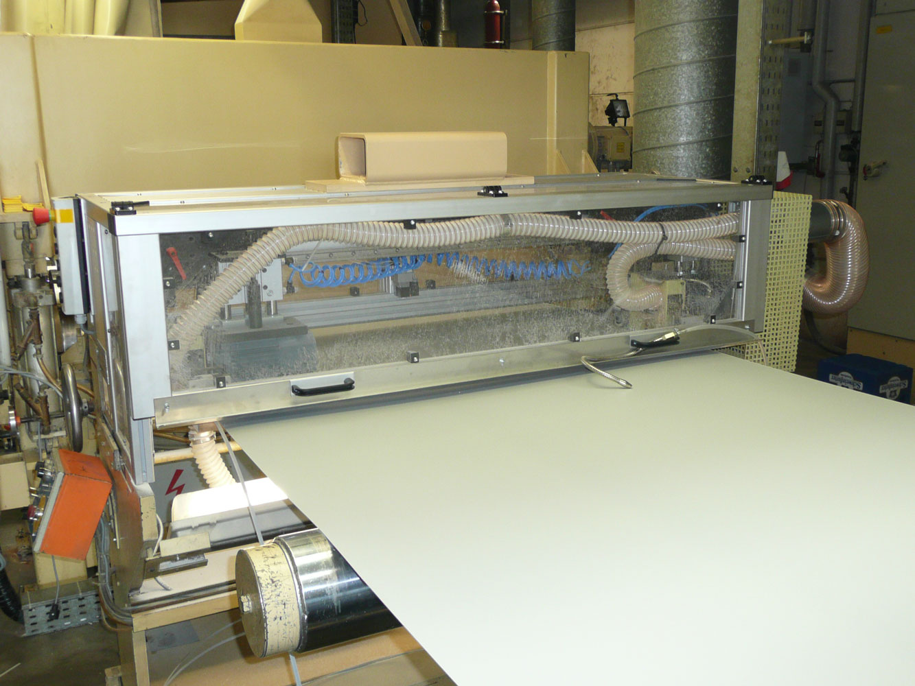 Besäumeinrichtung als Wechselkassette