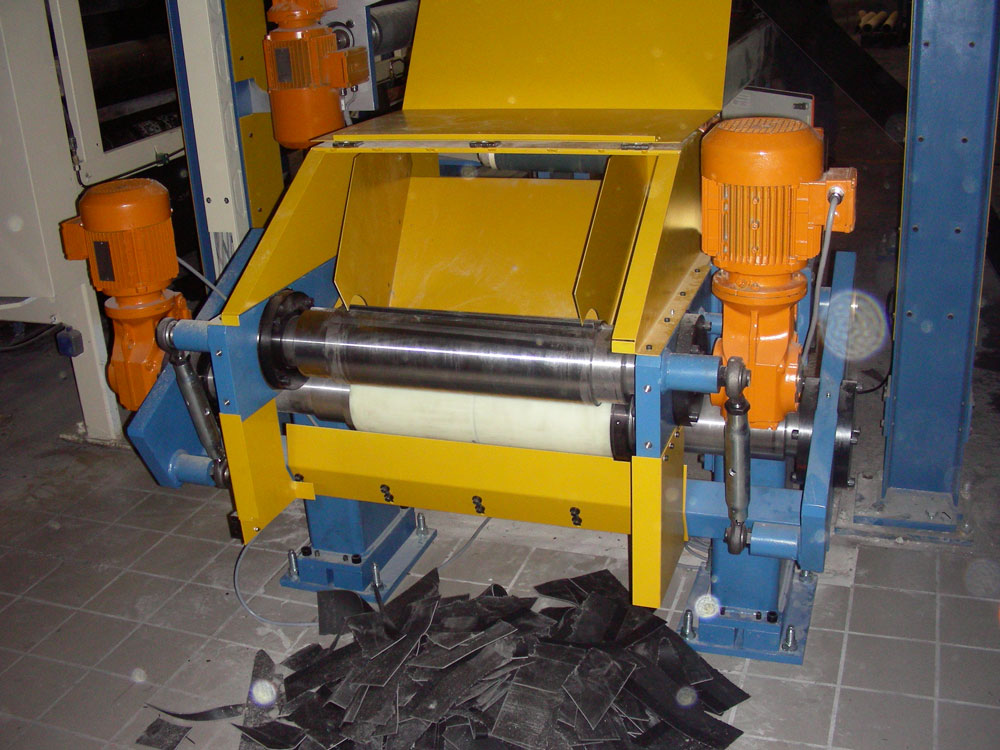 Rotationshacke (mit geöffneter Schutzabdeckung)