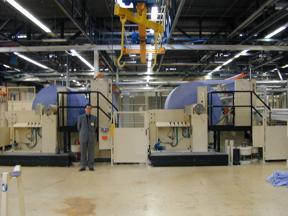 Abrollung für Tissue