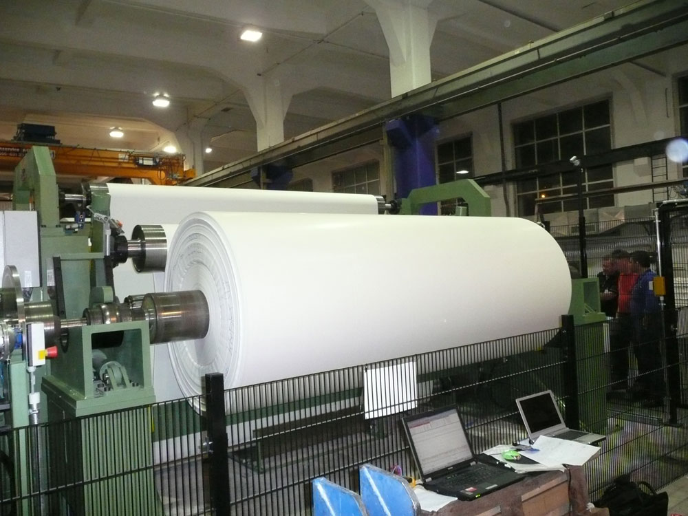 Zentrumswickler Typ ZW 2233 (Blick auf die Aufwicklung)